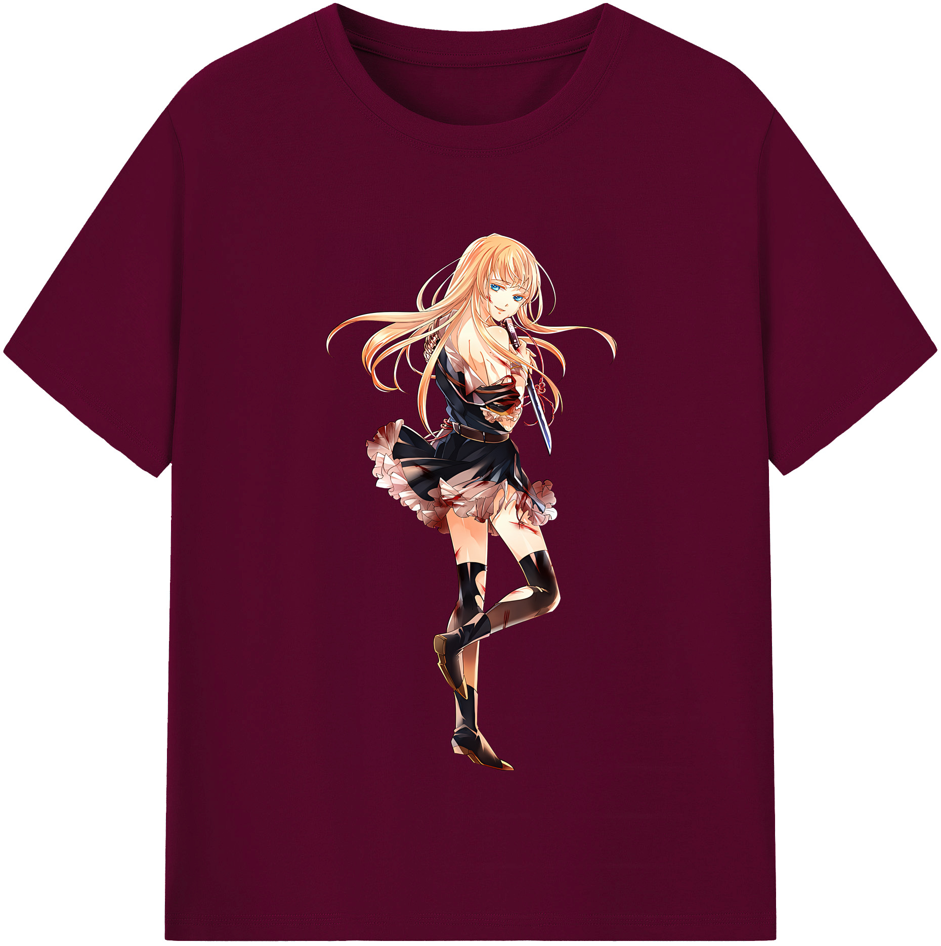 （画像用） 刀剣乱舞 Touken Ranbu レディースカジュアルプリントTシャツ（綿100％）